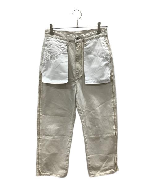 kurodenim（クロデニム）kurodenim (クロデニム) デニムパンツ ベージュ サイズ:-の古着・服飾アイテム