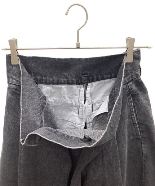 fredy emue（フレディエミュ）fredy emue (フレディエミュ) ラップデニムパンツ グレー サイズ:34の古着・服飾アイテム