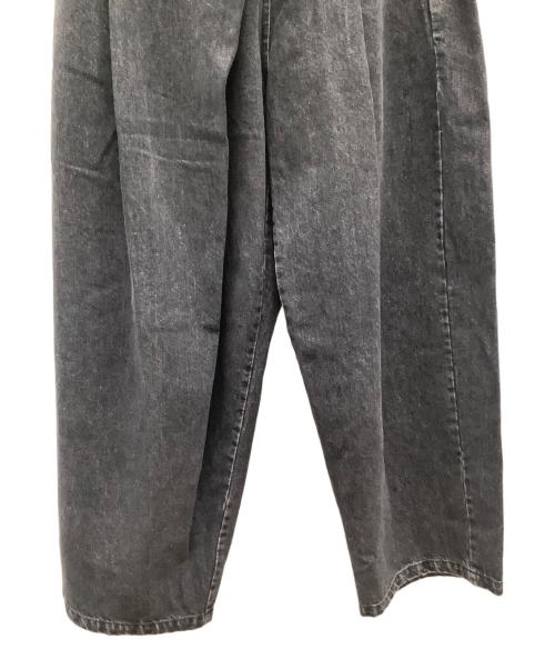 fredy emue（フレディエミュ）fredy emue (フレディエミュ) ラップデニムパンツ グレー サイズ:34の古着・服飾アイテム