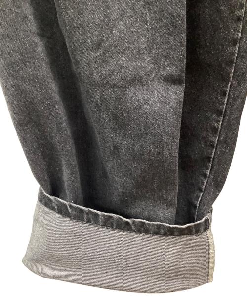 fredy emue（フレディエミュ）fredy emue (フレディエミュ) ラップデニムパンツ グレー サイズ:34の古着・服飾アイテム