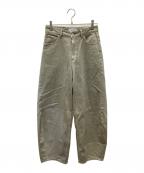 Mila Owenミラオーウェン）の古着「デニムパンツ」｜ベージュ