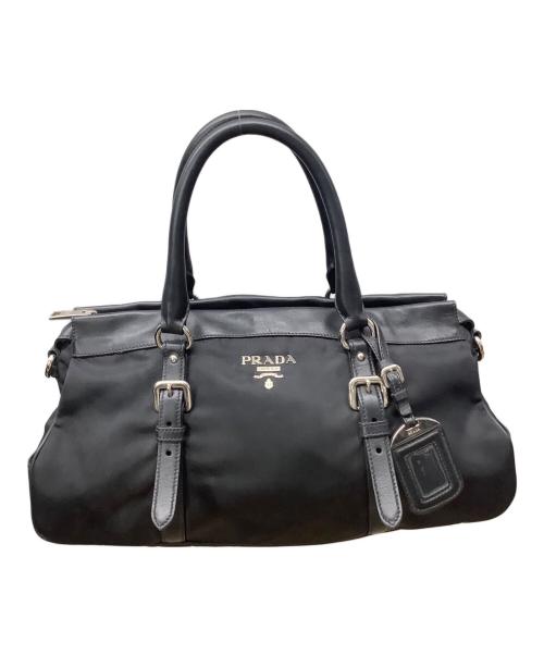 PRADA（プラダ）PRADA (プラダ) 2WAYバッグ ブラックの古着・服飾アイテム