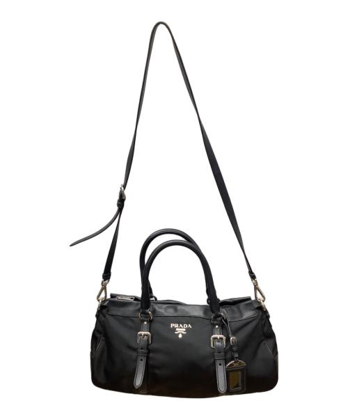 PRADA（プラダ）PRADA (プラダ) 2WAYバッグ ブラックの古着・服飾アイテム
