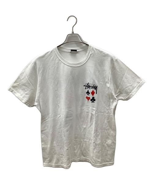 stussy（ステューシー）stussy (ステューシー) Tシャツ ホワイト サイズ:Lの古着・服飾アイテム