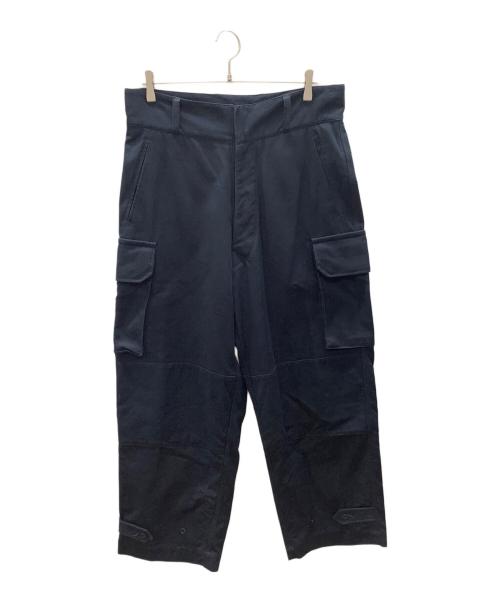blurhms ROOTSTOCK（ブラームスルーツストック）blurhms ROOTSTOCK (ブラームスルーツストック) Cotton Serge 47 Pants ネイビー サイズ:4の古着・服飾アイテム