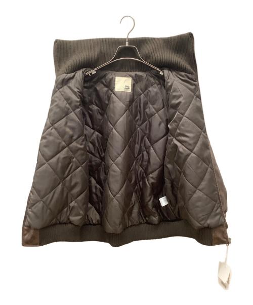 Java（ジャバ）Java (ジャバ) リブタートル フェイクレザージャケット ブラウン サイズ:S 未使用品の古着・服飾アイテム