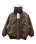 Java（ジャバ）の古着「リブタートル フェイクレザージャケット」｜ブラウン