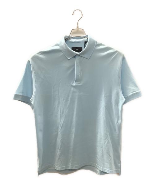 Y-3（ワイスリー）Y-3 (ワイスリー) ポロシャツ スカイブルー サイズ:XS 未使用品の古着・服飾アイテム