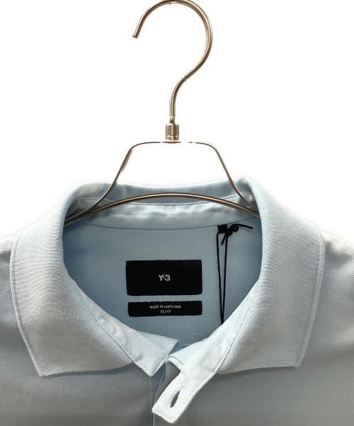 Y-3（ワイスリー）Y-3 (ワイスリー) ポロシャツ スカイブルー サイズ:XS 未使用品の古着・服飾アイテム