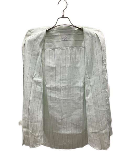 GIORGIO ARMANI（ジョルジョアルマーニ）GIORGIO ARMANI (ジョルジョアルマーニ) 長袖シャツ ブルー サイズ:M 未使用品の古着・服飾アイテム