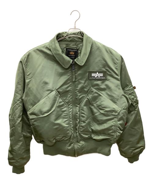 ALPHA（アルファ）ALPHA (アルファ) フライトジャケット オリーブ サイズ:2XLの古着・服飾アイテム