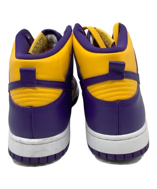NIKE（ナイキ）NIKE (ナイキ) Dunk High Retro（ダンクハイレトロ） イエロー×パープル サイズ:US10.5の古着・服飾アイテム