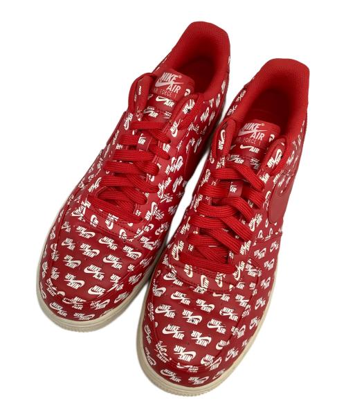 NIKE（ナイキ）NIKE (ナイキ) AIR FORCE 1 LOW ALL OVER LOGO RED（エアフォース1） レッド サイズ:US11の古着・服飾アイテム