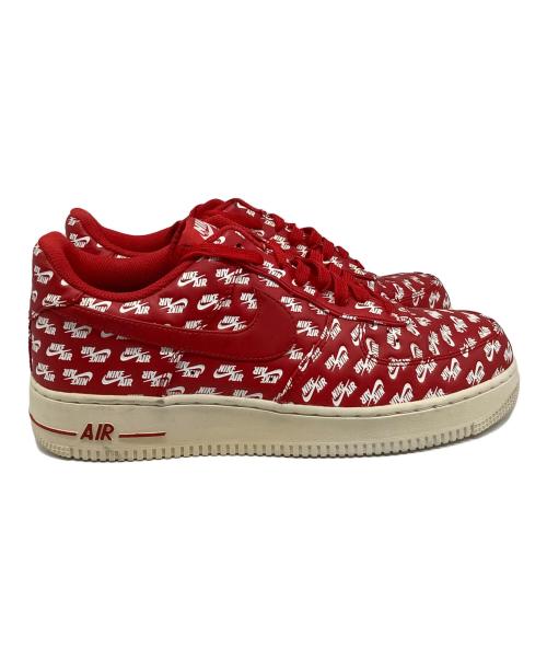 NIKE（ナイキ）NIKE (ナイキ) AIR FORCE 1 LOW ALL OVER LOGO RED（エアフォース1） レッド サイズ:US11の古着・服飾アイテム