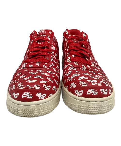 NIKE（ナイキ）NIKE (ナイキ) AIR FORCE 1 LOW ALL OVER LOGO RED（エアフォース1） レッド サイズ:US11の古着・服飾アイテム