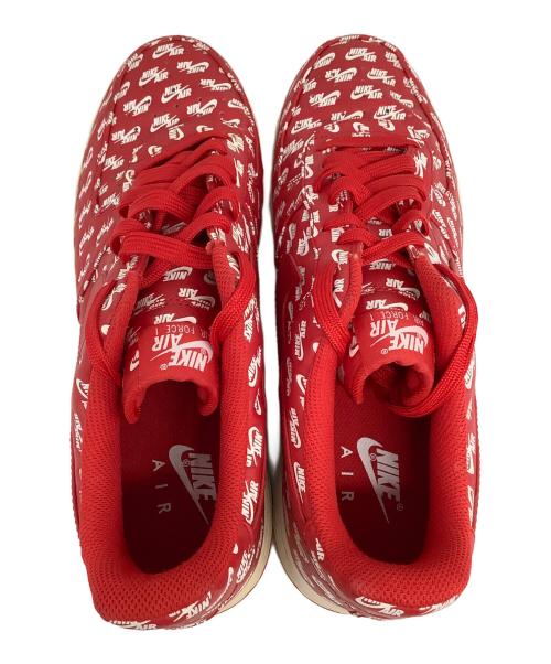 NIKE（ナイキ）NIKE (ナイキ) AIR FORCE 1 LOW ALL OVER LOGO RED（エアフォース1） レッド サイズ:US11の古着・服飾アイテム