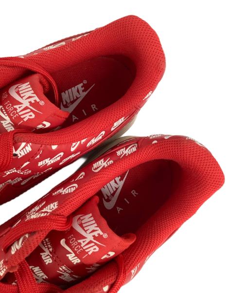NIKE（ナイキ）NIKE (ナイキ) AIR FORCE 1 LOW ALL OVER LOGO RED（エアフォース1） レッド サイズ:US11の古着・服飾アイテム