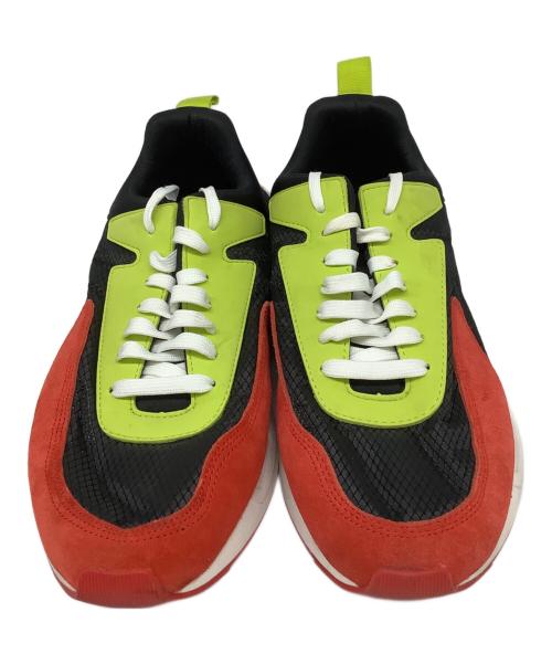 DIESEL（ディーゼル）DIESEL (ディーゼル) スニーカー レッド×ブラック サイズ:US10の古着・服飾アイテム