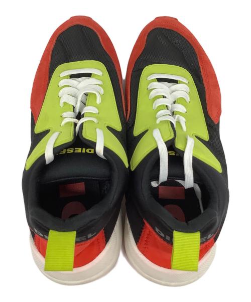 DIESEL（ディーゼル）DIESEL (ディーゼル) スニーカー レッド×ブラック サイズ:US10の古着・服飾アイテム