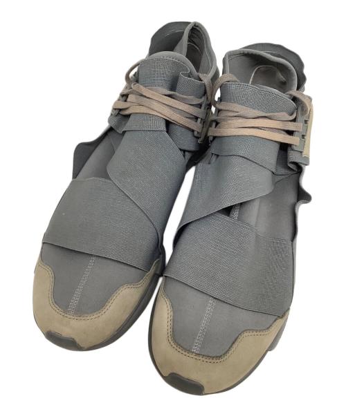 Y-3（ワイスリー）Y-3 (ワイスリー) QASA HIGH（カーサハイ） グレー サイズ:US101/2の古着・服飾アイテム