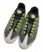NIKEナイキ）の古着「AIR MAX 95 KIM JONES Total Volt（エアマックス95)」｜グレー×イエロー