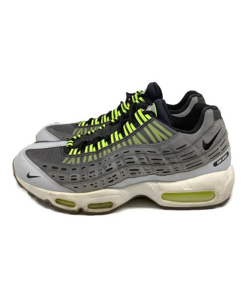 NIKE（ナイキ）NIKE (ナイキ) AIR MAX 95 KIM JONES Total Volt（エアマックス95) グレー×イエロー サイズ:US10の古着・服飾アイテム
