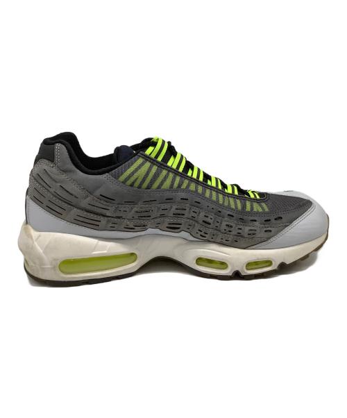 NIKE（ナイキ）NIKE (ナイキ) AIR MAX 95 KIM JONES Total Volt（エアマックス95) グレー×イエロー サイズ:US10の古着・服飾アイテム