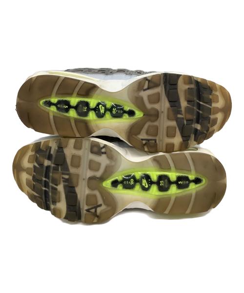 NIKE（ナイキ）NIKE (ナイキ) AIR MAX 95 KIM JONES Total Volt（エアマックス95) グレー×イエロー サイズ:US10の古着・服飾アイテム
