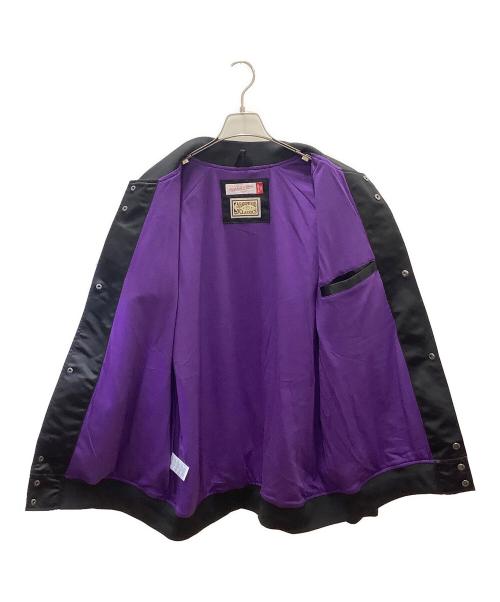 MITCHELL & NESS（ミッチェルアンドネス）MITCHELL & NESS (ミッチェルアンドネス) レイカーズ スタジャン ブラック×パープル サイズ:2X-LARGEの古着・服飾アイテム