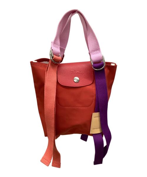LONGCHAMP（ロンシャン）LONGCHAMP (ロンシャン) ハンドバッグ レッドの古着・服飾アイテム