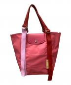 LONGCHAMPロンシャン）の古着「トートバッグ」｜ピンク×レッド