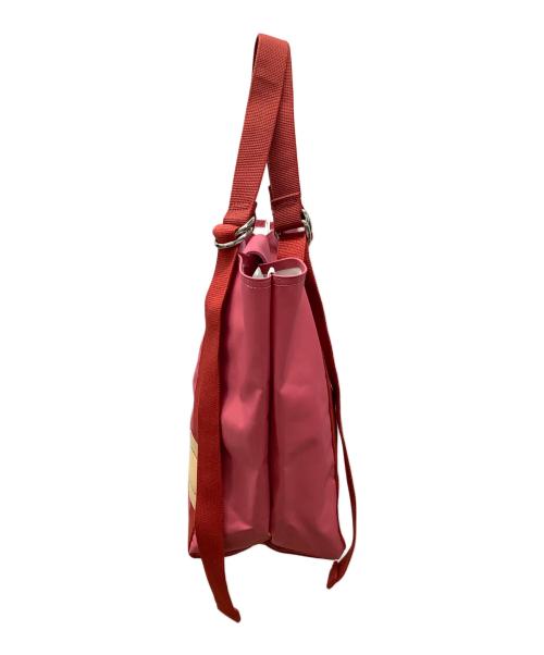 LONGCHAMP（ロンシャン）LONGCHAMP (ロンシャン) トートバッグ ピンク×レッドの古着・服飾アイテム