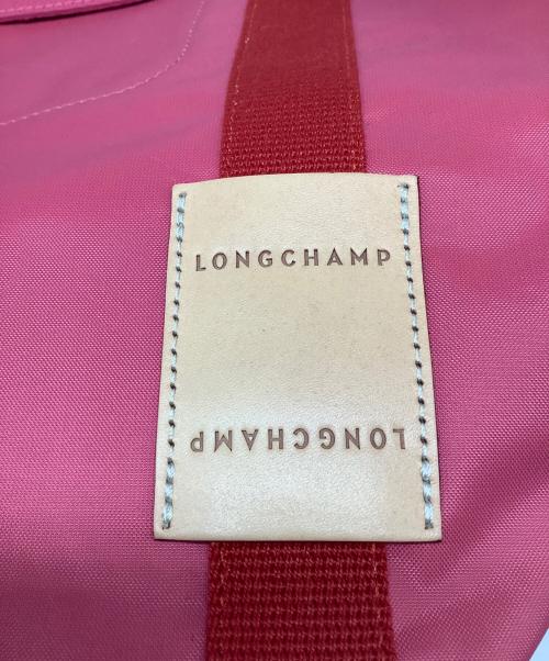 LONGCHAMP（ロンシャン）LONGCHAMP (ロンシャン) トートバッグ ピンク×レッドの古着・服飾アイテム