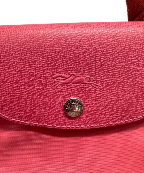 LONGCHAMP（ロンシャン）LONGCHAMP (ロンシャン) トートバッグ ピンク×レッドの古着・服飾アイテム