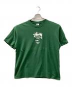 STUSSY×NIKEステューシー×ナイキ）の古着「半袖カットソー」｜グリーン