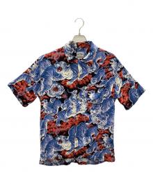 HOUSTON（ヒューストン）の古着「アロハシャツ」｜ブルー