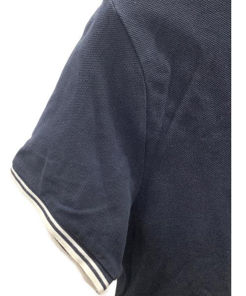 MONCLER（モンクレール）MONCLER (モンクレール) ポロシャツ ネイビー サイズ:Sの古着・服飾アイテム
