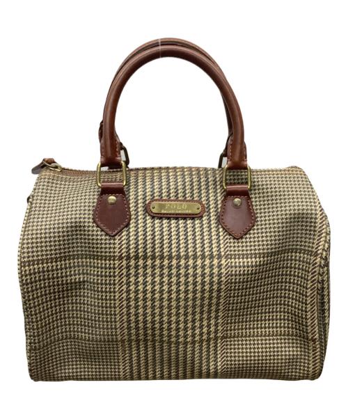 POLO RALPH LAUREN（ポロ・ラルフローレン）POLO RALPH LAUREN (ポロ・ラルフローレン) ハンドバッグ ベージュの古着・服飾アイテム