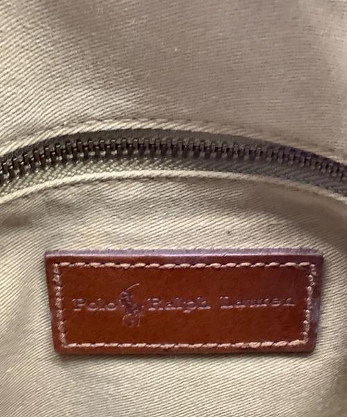 POLO RALPH LAUREN（ポロ・ラルフローレン）POLO RALPH LAUREN (ポロ・ラルフローレン) ハンドバッグ ベージュの古着・服飾アイテム