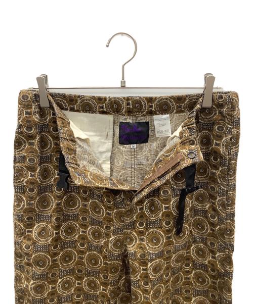 Needles sportswear（ニードルズスポーツウェア）Needles sportswear (ニードルズスポーツウェア) 総柄パンツ ブラウン サイズ:Mの古着・服飾アイテム