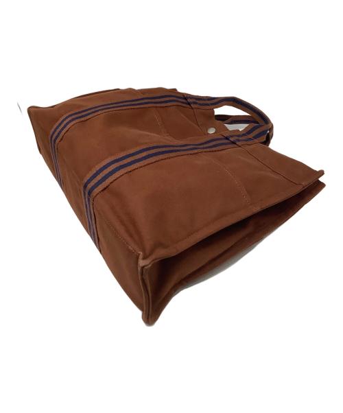 HERMES（エルメス）HERMES (エルメス) フールトゥ ブラウン×ネイビーの古着・服飾アイテム