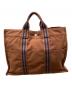 HERMES (エルメス) フールトゥ ブラウン×ネイビー：12000円