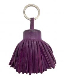 HERMES（エルメス）の古着「カルメン 	フリンジキーホルダー」｜パープル