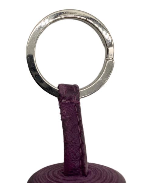 HERMES（エルメス）HERMES (エルメス) カルメン 	フリンジキーホルダー パープルの古着・服飾アイテム