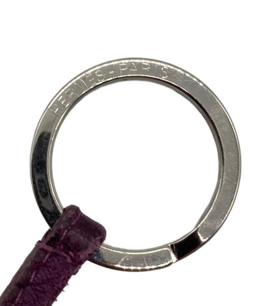 HERMES（エルメス）HERMES (エルメス) カルメン 	フリンジキーホルダー パープルの古着・服飾アイテム