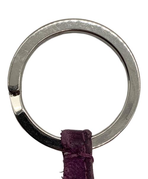 HERMES（エルメス）HERMES (エルメス) カルメン 	フリンジキーホルダー パープルの古着・服飾アイテム