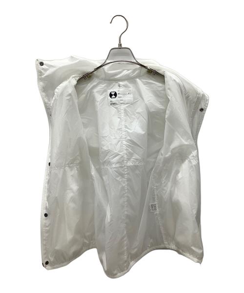 FINAL HOME（ファイナルホーム）FINAL HOME (ファイナルホーム) シースルー 多重ジップ ナイロン フード ジャケット ホワイト サイズ:XSの古着・服飾アイテム