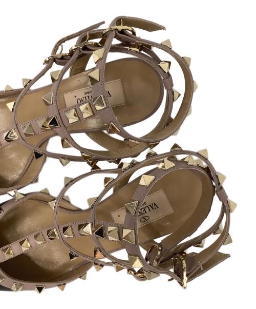 VALENTINO GARAVANI（ヴァレンティノ・ガラヴァーニ）VALENTINO GARAVANI (ヴァレンティノ・ガラヴァーニ) パンプス ブラック×ピンク サイズ:361/2の古着・服飾アイテム