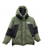 FIRST DOWN×FREAK'S STOREファーストダウン×フリークスストア）の古着「パネルショートダウンジャケット」｜オリーブ