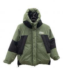 FIRST DOWN×FREAK'S STORE（ファーストダウン×フリークスストア）の古着「パネルショートダウンジャケット」｜オリーブ